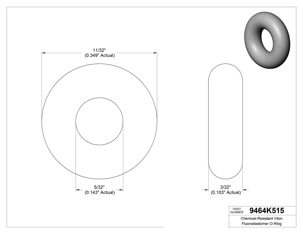 Technical drawing - 9464K515